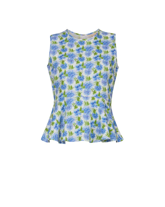 Hovedbilde Linen Flounce Top Peony