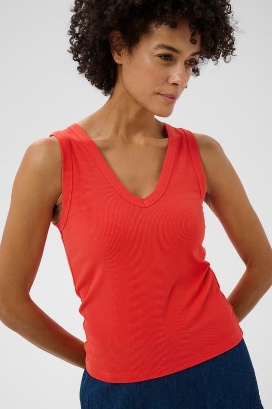 Nikkia Top Poppy Red