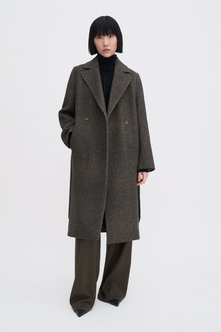Hovedbilde Charlotte Twill Belted Coat ...