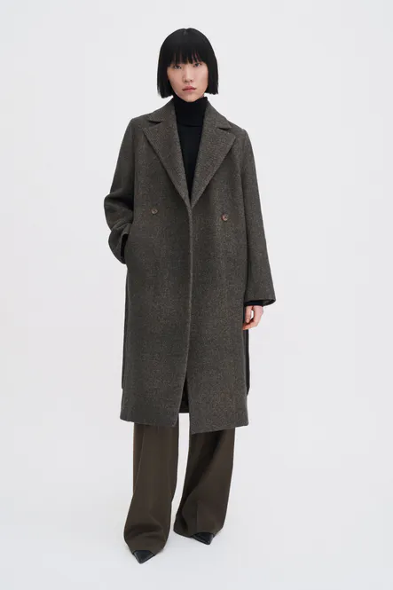 Hovedbilde Charlotte Twill Belted Coat ...