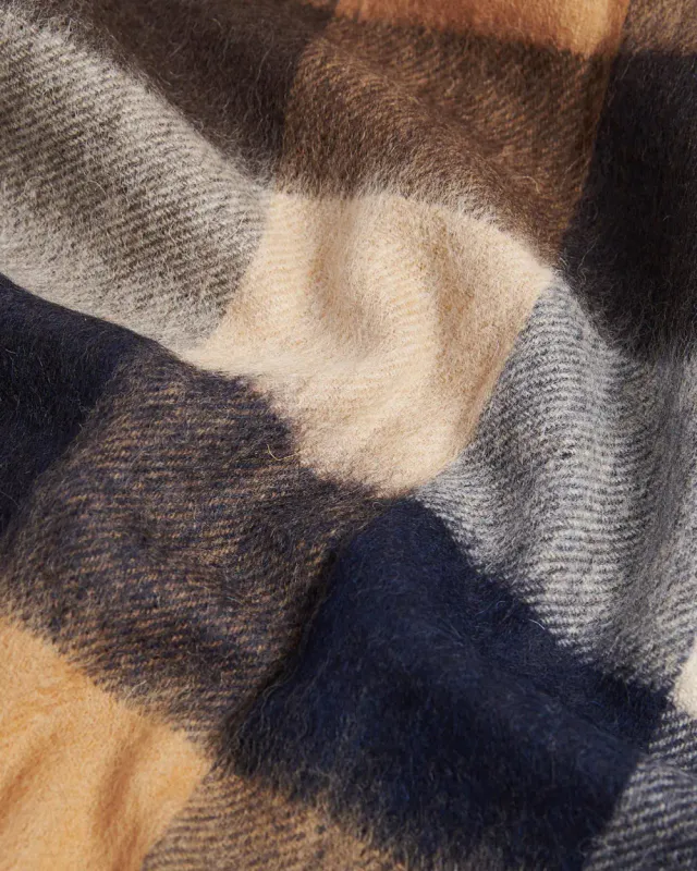 Large Tattersall Scarf Autumn Dress