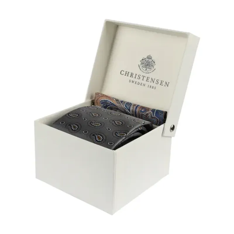 TIE&POCKET Box set Brown 