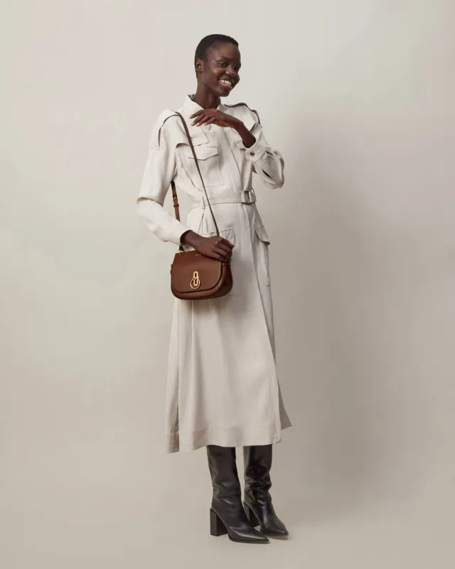 Small AMBERLEY Satchel Two-Tone Oak