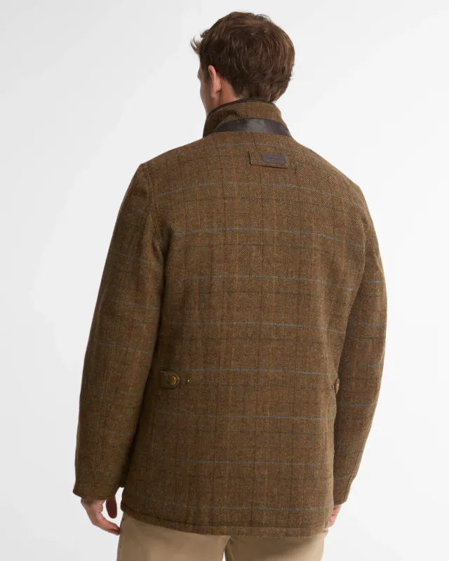 Hereford Tweed Wool Jacket Moss Green