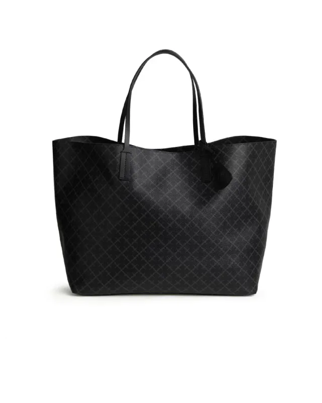 ABI TOTE Signature Flower Charcoal