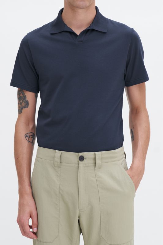 Stretch Polo T-shirt  Dusk Blue