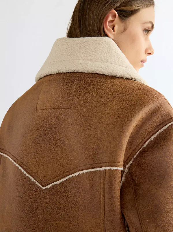Wrange Coat Medium Brown