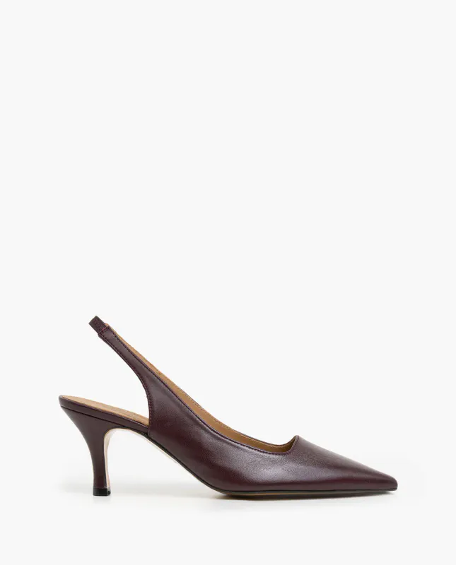 FRANCHESCA Leather Burgundy