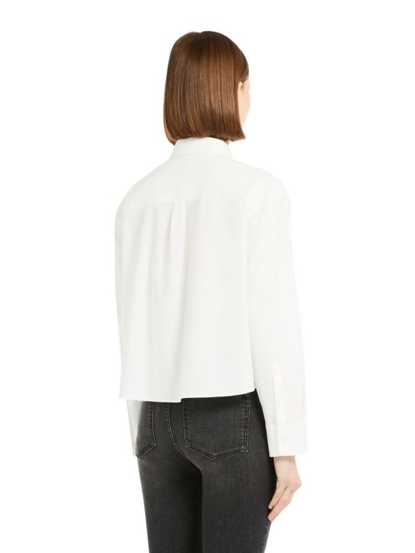 NUORO Cotton Oxford Shirt White