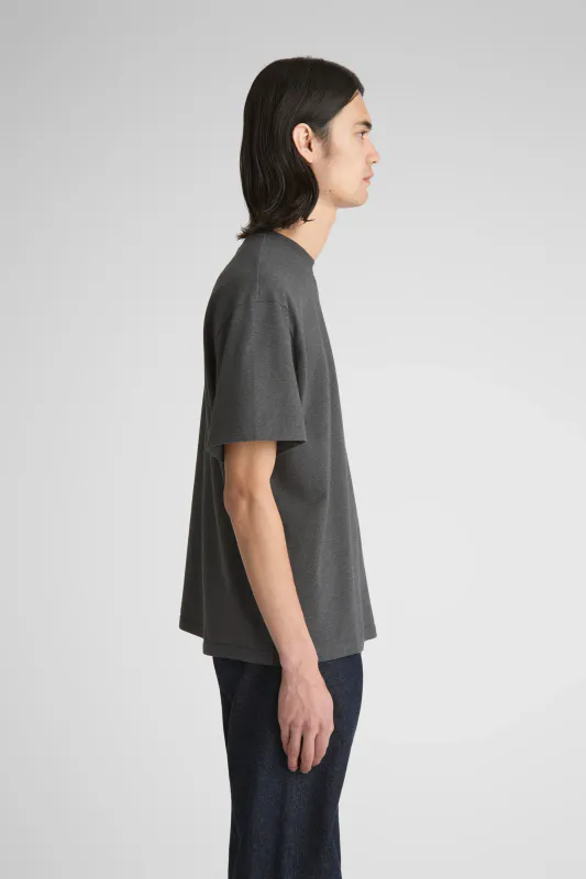 NELSON Tee Charcoal Melange