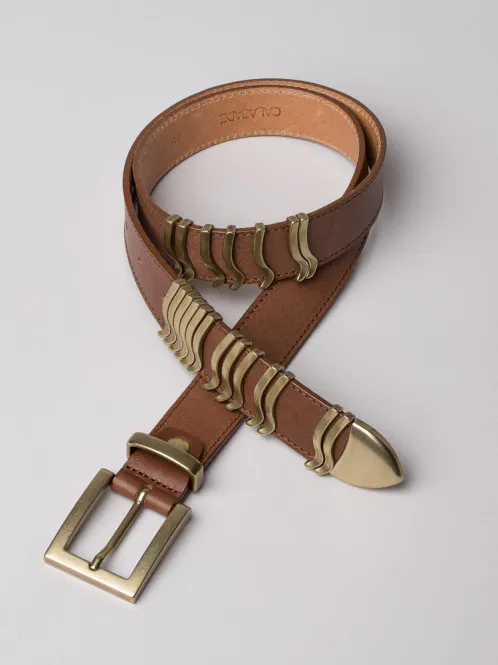 Hovedbilde RATTLE BELT Nutmeg Gold