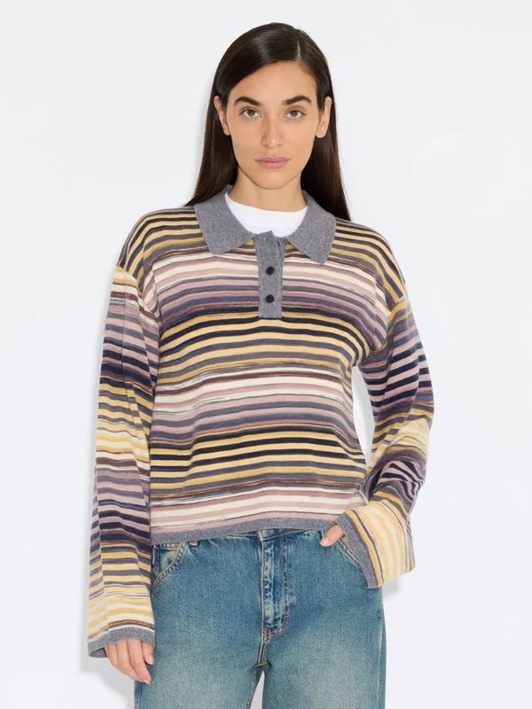 Luna Space Yarn Polo Multicolor 