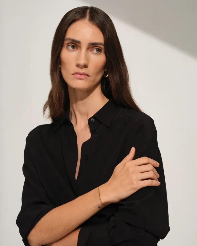 Curb Bracelet M Gold