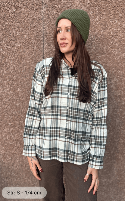 Hovedbilde Joan Flannel Shirt Green ...