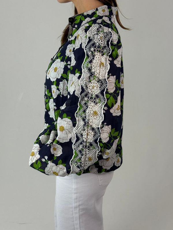 COTTON SLUB Shirt Bright Garden