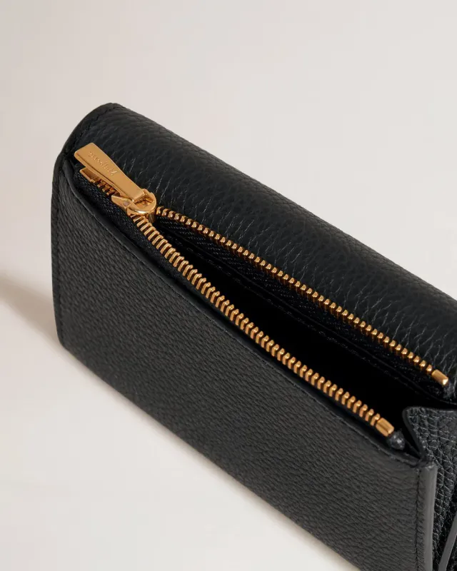 DARLEY Folded Multi-Card Wallet Black Grain