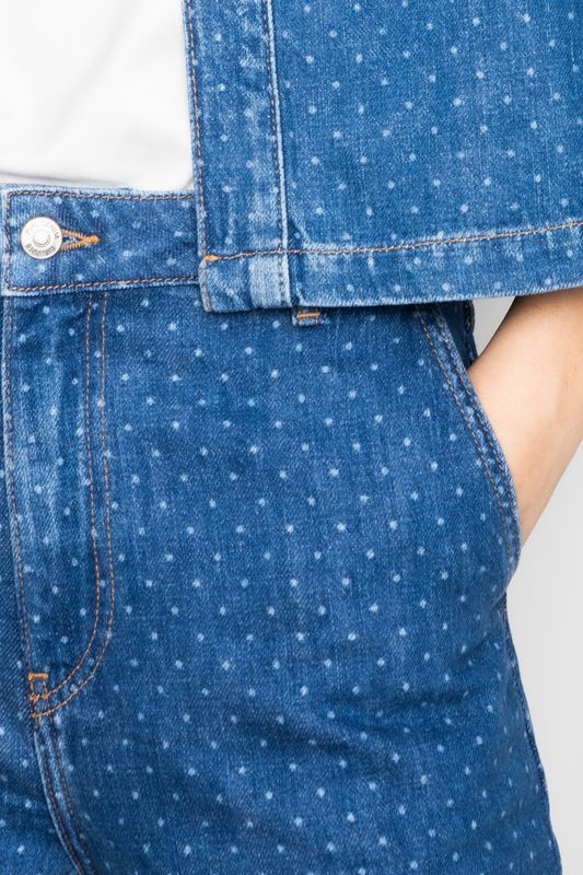 Jace Pants Mid Blue Dot