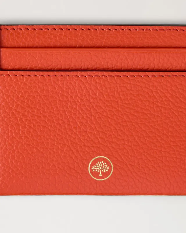 CONTINENTAL Credit Card Slip Coral Orange