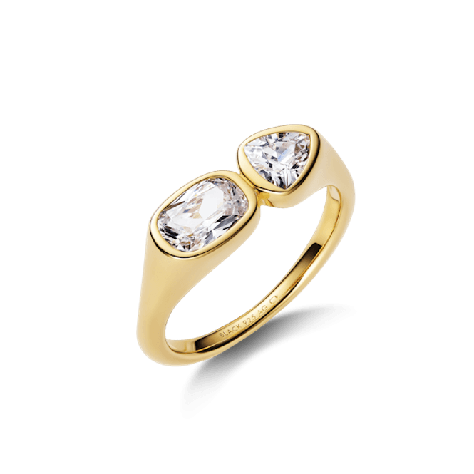 Hovedbilde YOU & ME Signet Ring Gold