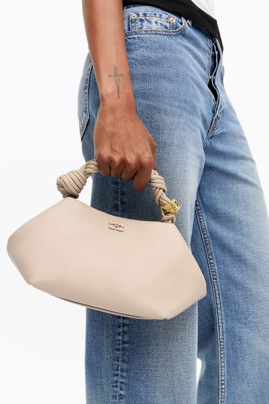 GANNI Bou Bag Mini Oyster Gray